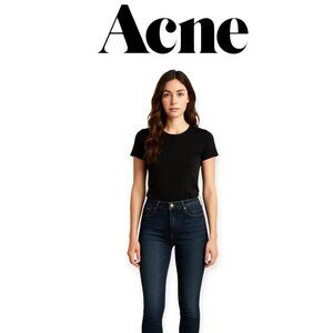 Acne Studios Y2K Indigo Slim Fit Denim Jeans Size 26 Retro Scandinavian Style